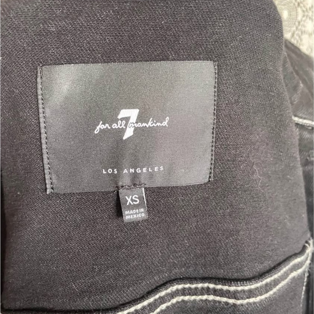 7 For All Mankind Cotton Jean Denim Jacket. XS/Small - Picture 5 of 7